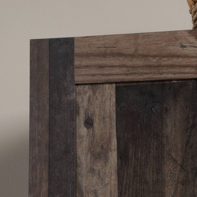 Tall Reclaimed Pine Freestanding Office Storage Cabinet with Adjustable Shelves