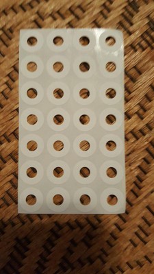 0.5625 Circle Hole Reinforcement Labels - Brown Kraft - OL229BK