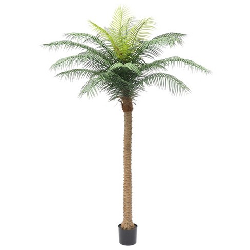 8.2ft Artificial Palm Tree, Tall Fake Plants for Indoor Outdoor Decor, Large Faux Tree for Home Office Decor Porch Patio