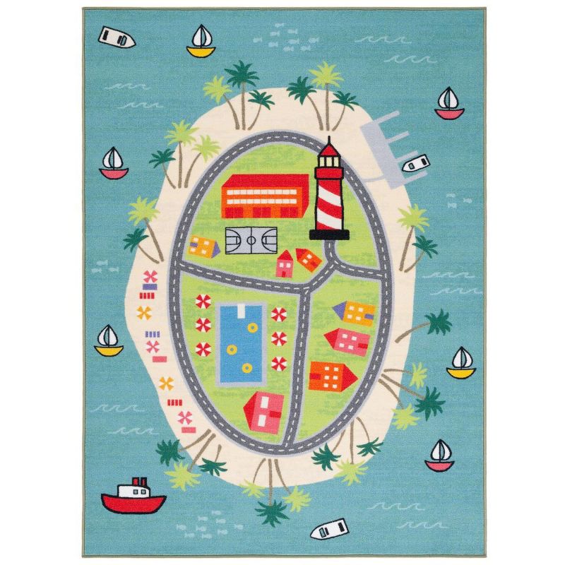 Kids Playhouse KPH202 Power Loomed Area Rug  - Safavieh, 1 of 9