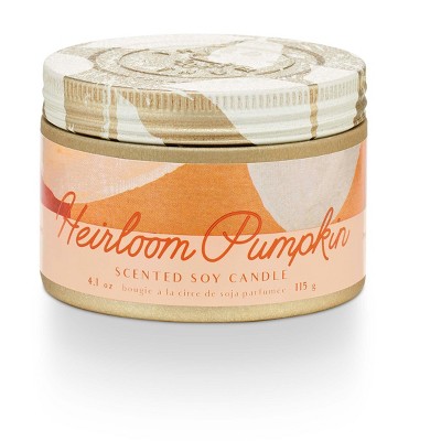 Storied Home Tried & True Heirloom Pumpkin Small Tin Candle