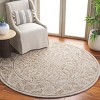 Micro-Loop MLP925 Hand Tufted Indoor Area Rug - Brown/Light Blue - 6'x6' - Safavieh - 2 of 4