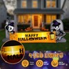 9.6FT Large Halloween Inflatable Decorations Skeleton Tombstone Banner, Outdoor Decorations Blow Up Yard Decor - 4 of 4