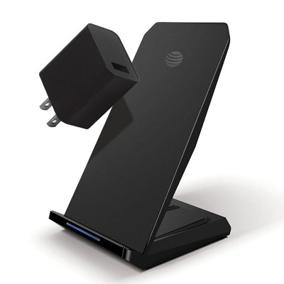 AT&T 15-Watt Wireless Charging Stand with Quick Charge 3.0 Rapid Charger