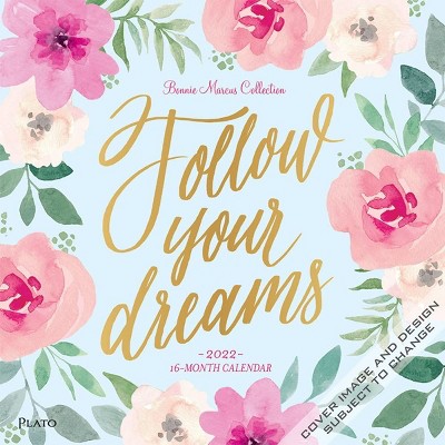 BrownTrout Publishers 2021 - 2022 Monthly Inspirational Wall Calendar, 16 Month, Positive Motivational Quotes Floral Theme for Women, 12 x 12 in