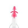 TrueZoo Betty Bottle Stopper - Novelty Wine Corks - Wine Bottle Plugs - Wine Preserver Barware Accessories - Silicone, Pink Set of 1 - 3 of 4