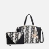 MKF Collection Addison Snake Embossed Women’s Tote Bag with matching Wristlet Pouch by Mia K - 2 of 3