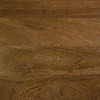 35" Natural Mango Wood Hexagonal Top Coffee Table with Sculpted Triangular Facets, Perfect for Organic and Timeless Living Spaces - 4 of 4