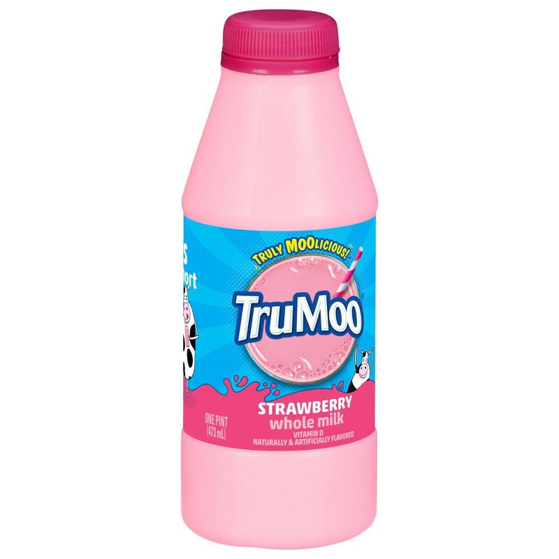 TruMoo Strawberry Whole Milk - 1pt, 5 of 9