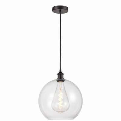 Athens - 1 Light Mini Pendant In Industrial Style-14.38 Inches Tall and 11.75 Inches Wide