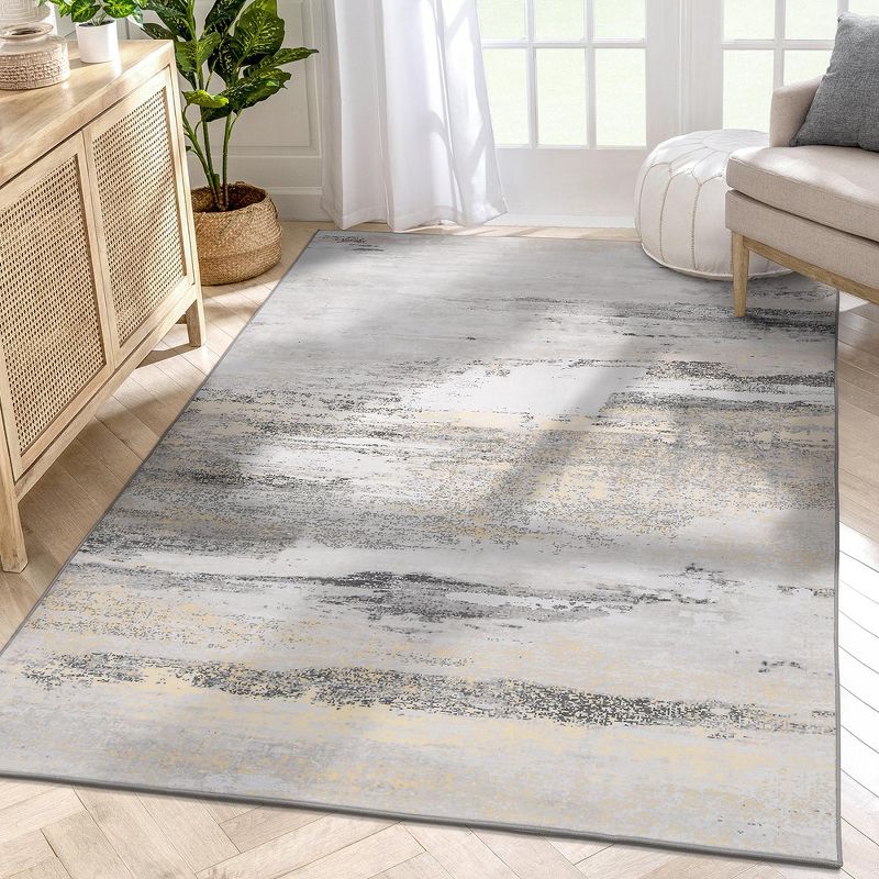 Area Rug Living Room Rugs,Modern Abstract Design Decorative Carpet, 1 of 8