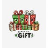 Family Is A Gift Youth White Crew Neck Short Sleeve Tee-XS - 2 of 2