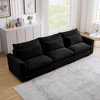 NicBex 122 Inch Deep Seat Corduroy Couch,3 Seater Sofa with 3 Waist Pillows for Living Room,Bedroom,Office,Apartment - 2 of 4