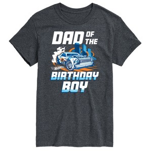 Men's - Hot Wheels - Dad Of Birthday Boy Short Sleeve Graphic T-Shirt - 1 of 3