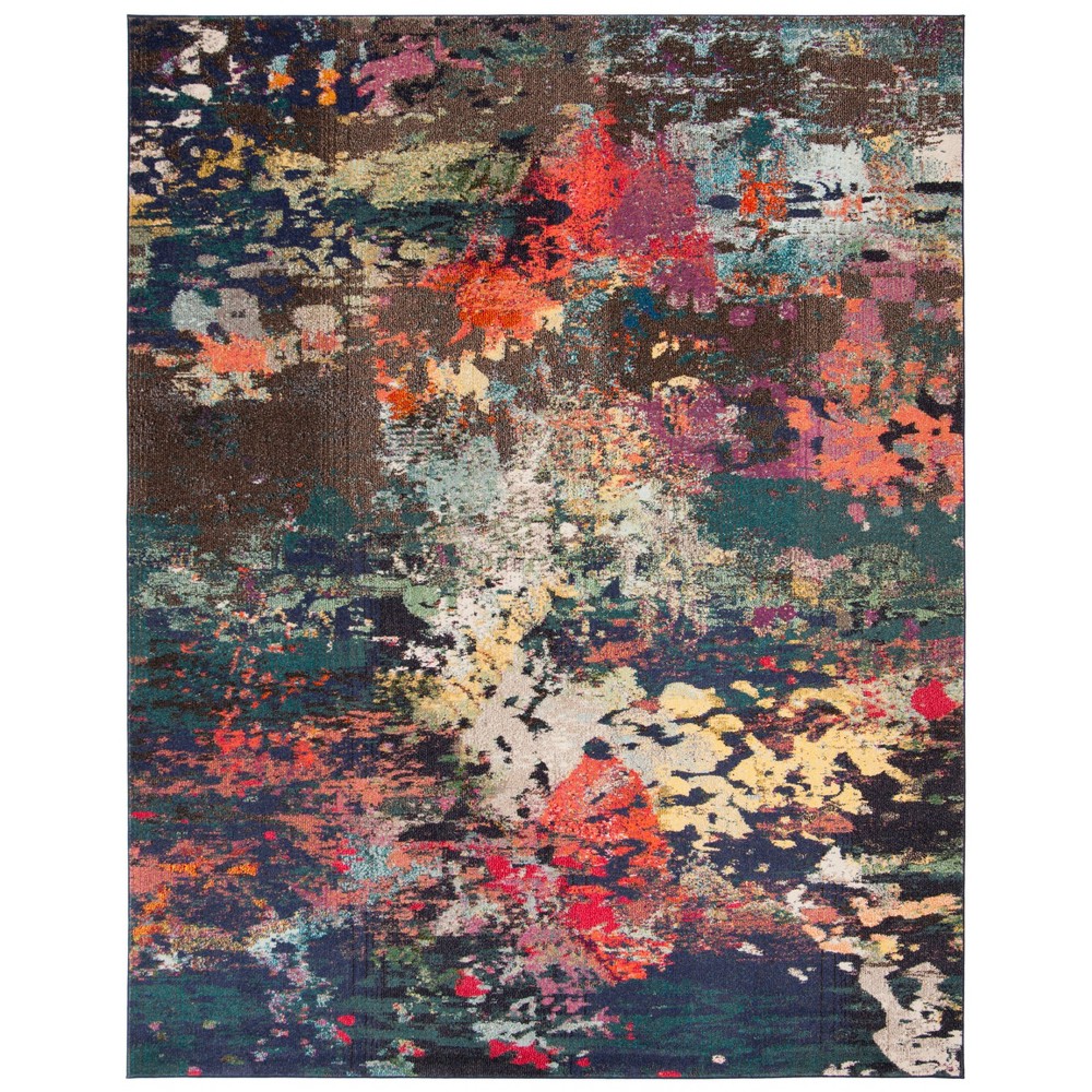 9'x12' Gabriella Area Rug Brown/Teal - Safavieh