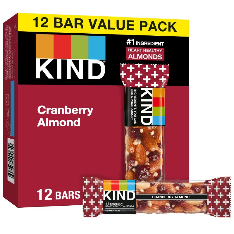 KIND Cranberry Almond - 12ct/16.8oz, 1 of 9