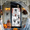 Joyfy Halloween Scary Skeleton Door Cover, 30’’x72’’ Haunted House Decor for Doors Windows Walls, Peel & Stick Decal Halloween Party Supplies & Favors - 3 of 4