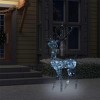 vidaXL 4ft Reindeer Christmas Decoration, Acrylic Christmas Outdoor Light with 140 LEDs, Xmas Deer Light Decor for Indoor Outdoor Use, Cold White - 3 of 4