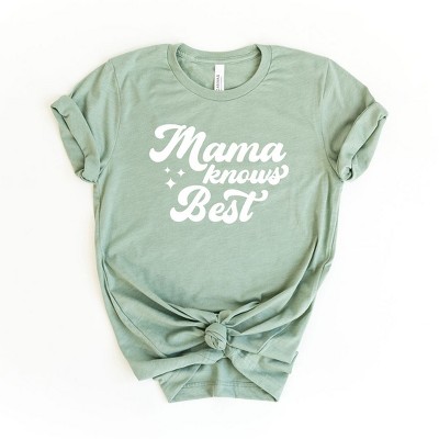 Simply Sage Market Women's Mama Knows Best Stars Short Sleeve Graphic Tee