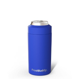 FrostBuddy Universal Buddy Insulated Can Cooler | Fits 12oz Cans, Slim Cans & Bottles | Stainless Steel Drink Holder - 1 of 4