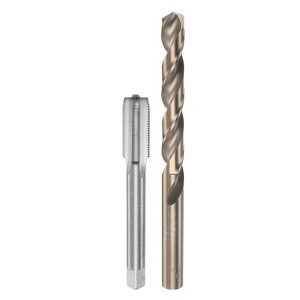 Unique Bargains Cobalt High Speed Steel Straight Flute Twist Drill Bit Tap and Bit Set - 1 of 3