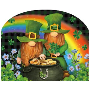 Briarwood Lane St. Patrick's Day Art Sign 8.25x10.25 Irish Gnomes For St. Patrick's Day Art Sign - 1 of 4
