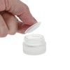 Unique Bargains Elegant Frosted Cream Glass Bottle for Bathroom 1 Pc - 3 of 4