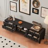 GDFStudio Newman Modern 70" Wood TV Stand with 4-Drawer and Shelf - 2 of 4