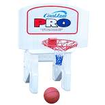 Swimline Cool Jam Pro In-Ground Poolside Basketball Game with Hoop, Regulation Size Ball, and Adjustable Backboard Height for Kids and Adults