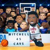 Bleacher Creatures Cleveland Cavaliers Donovan Mitchell 10" Plush Figure - 2 of 4