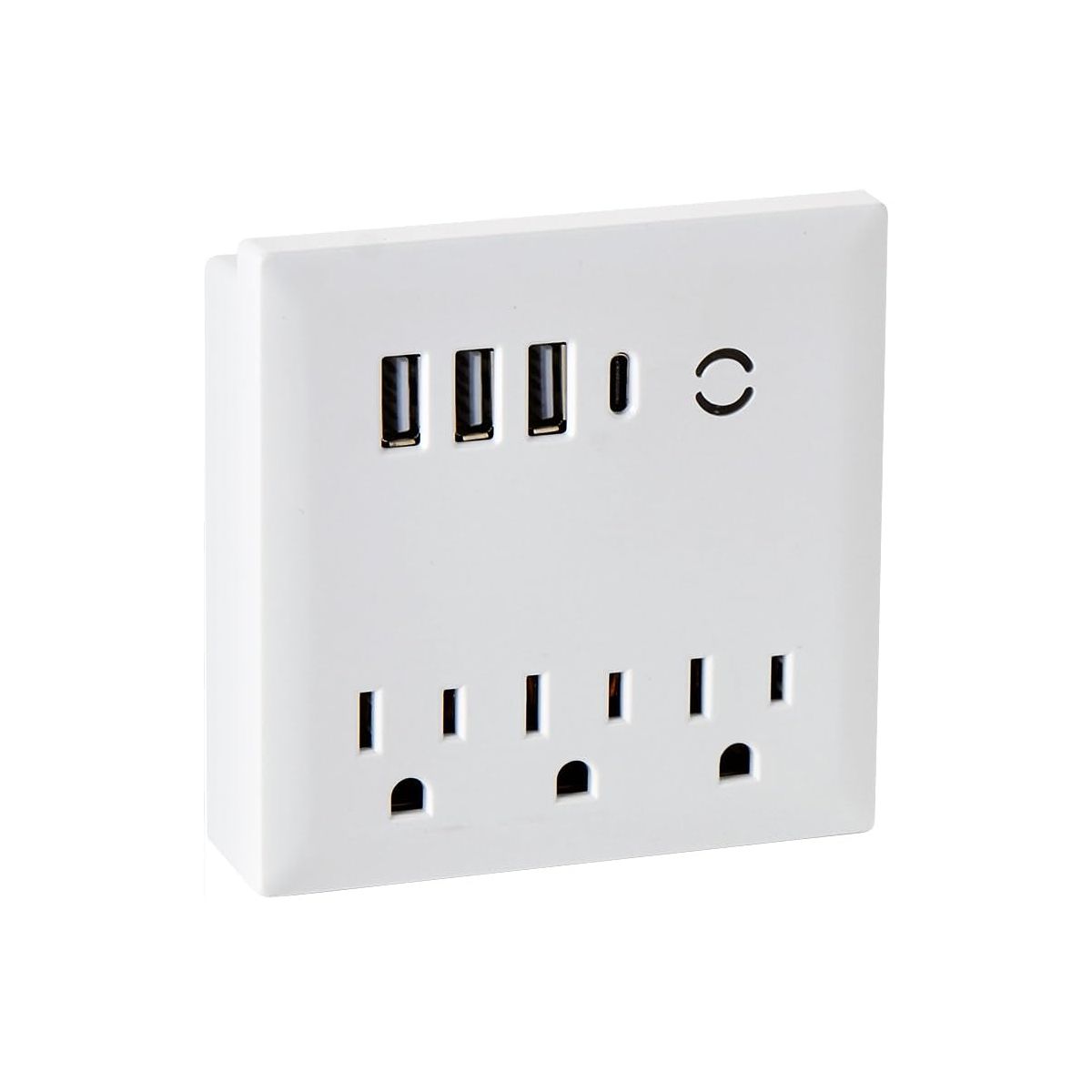 The Lakeside Collection USB And Outlet Adapter With Phone Holder - Ultimate Charging Hub - - thumbnail 7