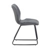 Set of 2, Leather Dining Chair with High-Density Sponge, PU Chair Kitchen Stools for Dining room,homes, kitchens - 3 of 4