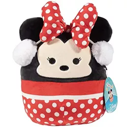 Squishmallow 10" Disney Minnie Mouse Christmas Plush - Official Kellytoy - Soft and Squishy Disney Holiday Stuffed Animal Toy - Great Gift for Kids