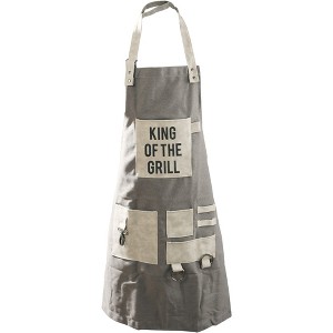 Pavilion Gift Company - King - Canvas Grilling Apron - Kitchen Textiles - 1 of 4