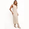 Kellie Knit Midi Dress - White XL - 3 of 4