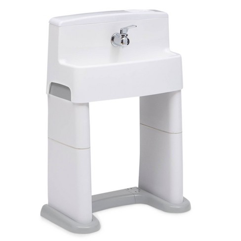 eiwit Carry Prestigieus Delta Children Perfectsize 3-in-1 Convertible Sink, Step Stool And Bath Toy  For Toddlers/kids' Perfect For Potty Training - White/gray : Target