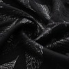 RT Designers Collection Bexley Foil Jacquard Polyester Window Curtain Grommet Panel 52" x 84" Black - 3 of 4