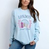 Simply Sage Market Women's London Social Club Long Sleeve Garment Dyed Tee - 2 of 2