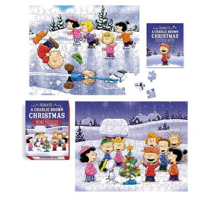 Peanuts: A Charlie Brown Christmas Mini Puzzles - (Rp Minis) by  Charles M Schulz (Paperback)