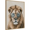 Amanti Art Cool Cat by Mowzu  Framed Canvas Wall Art - 2 of 4