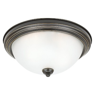 5.5" Geary One Light Ceiling Flush Mount Heirloom Bronze - Sea Gull Lighting