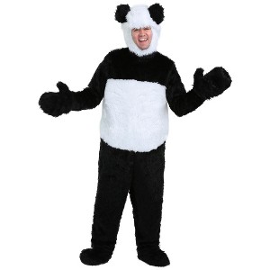 HalloweenCostumes.com Deluxe Panda Costume for Adults - 1 of 2