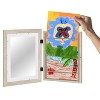 Americanflat  Kids Artwork Picture Frame in Driftwood- Displays 8.5x11" With Mat and 10x12.5" Without Mat -  2 Pack - 4 of 4