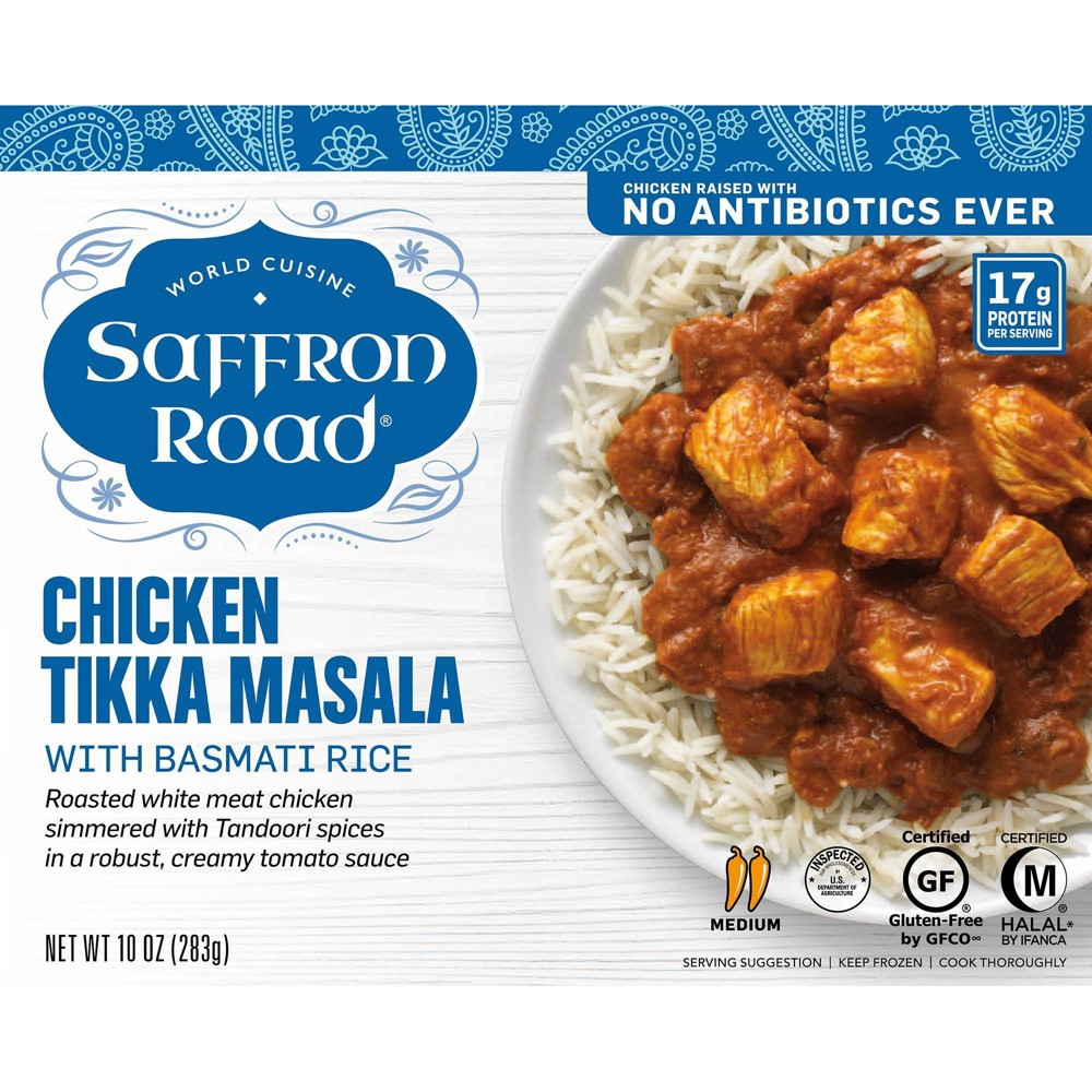 UPC 857063002003 product image for Saffron Road Frozen Chicken Tikka Masala - 10oz | upcitemdb.com