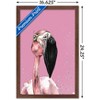 Trends International Snowtap - Flamingo Photobomb Framed Wall Poster Prints - 3 of 4