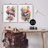 Stupell Industries Modern Tropical Flamingos Canvas Wall Art (Set of 2) - 3 of 4