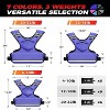 Attop Adjustable Weight Vest 4-32lb Purple Unisex with 6 Weights for Home Workout Running Strength Training - 4 of 4