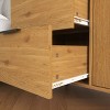 Okak Fluted Storage Cabinet Dresser with LED,Wood Clothes Organizer,Double Chest of 6 Drawers for Bedroom/Hallway/Living Room,Easy Assembly - 3 of 4