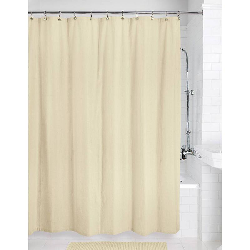 Washed Cotton Shower Curtain - Allure Home Creation, 4 of 9