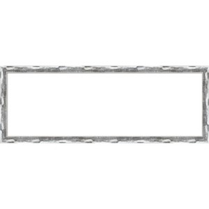 Amanti Art Scratched Wave Chrome Framed Dry Erase Magnetic Board - 1 of 4